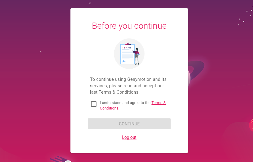 Terms and conditions